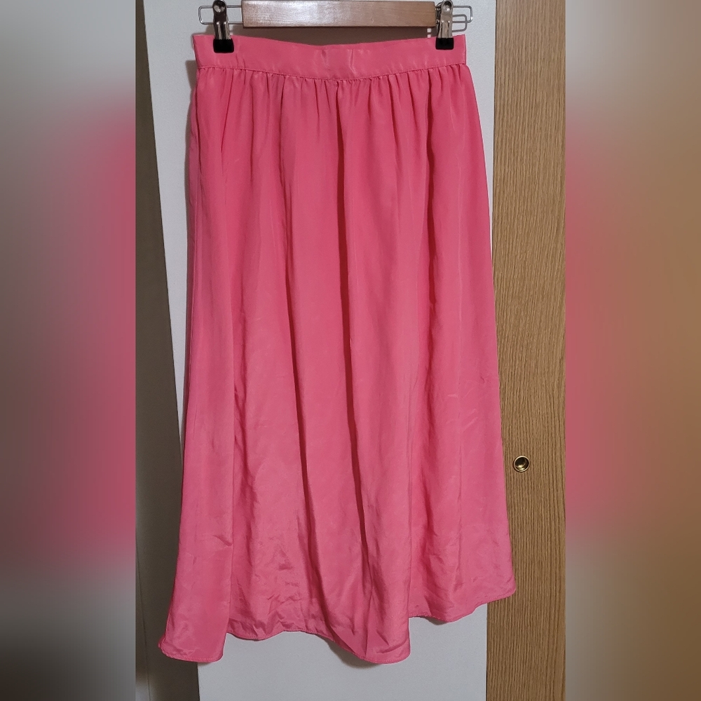 Barbie Pink Vintage Satin Skirt